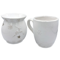 Komplet `Renifery` Kubek i Domek Zapachowy